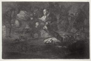 193-0082314 Temetési rejtvény, a „Példabeszédek” 18. táblája alkotó: Francisco Jose de Goya y Lucientes