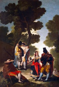 Egy Maja és Gallants alkotó: Francisco de Goya