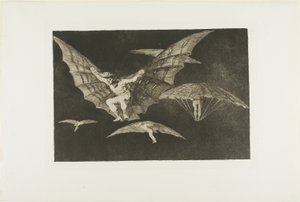 A Way of Flying, a Disparatesből, 13. lemezként a Los Proverbiosban (Példabeszédek) alkotó: Francisco Jose de Goya y Lucientes