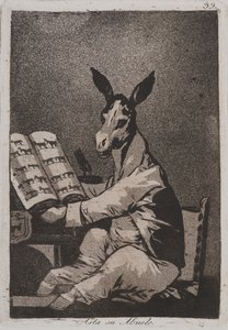 És ilyen volt a nagyapja is (Asta su abuelo) alkotó: Francisco de Goya
