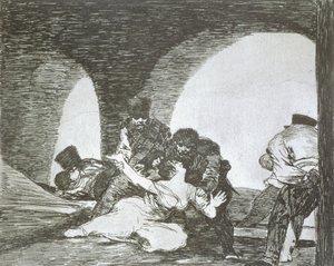 Keserű jelen lenni, a „The Disasters of War” 13. lemeze alkotó: Francisco Jose de Goya y Lucientes