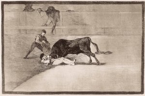Bikaviadal: Pepe Hillo szerencsétlen halála alkotó: Francisco de Goya