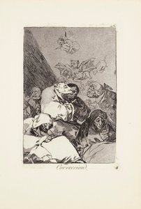 46. ​​javítótábla innen: Los Caprichos alkotó: Francisco Jose de Goya y Lucientes