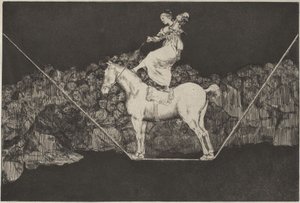 Disparate Puntual (Ostoba pontosság) alkotó: Francisco Jose de Goya y Lucientes
