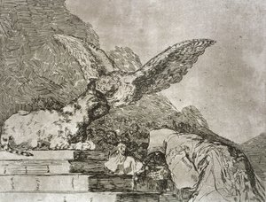 Macska pantomim, a „The Disasters of War” 73. lemeze alkotó: Francisco Jose de Goya y Lucientes