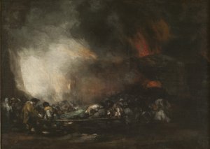 Egy kórház tüze alkotó: Francisco Jose de Goya y Lucientes