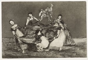 GOYA Y LUCIENES, Francisco de (1746-1828). Példabeszédek. Női rejtvény. 1815-1824. (24