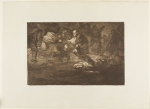 Isten megteremti őket, és egyesülnek, Los Proverbios 18. lemeze alkotó: Francisco Jose de Goya y Lucientes