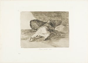 Kivesz belőle valamit, 40-es lemezt a The Disasters of War-ból alkotó: Francisco Jose de Goya y Lucientes