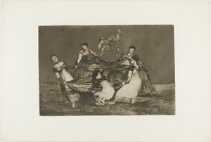 Nehezebb, mint egy döglött szamár, egy lemez Los Proverbiosból alkotó: Francisco Jose de Goya y Lucientes