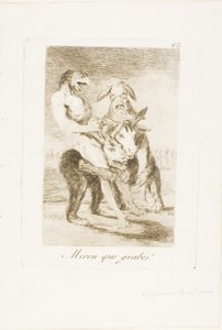 Nézd, milyen ünnepélyesek!, 63. lemez Los Caprichosból alkotó: Francisco Jose de Goya y Lucientes