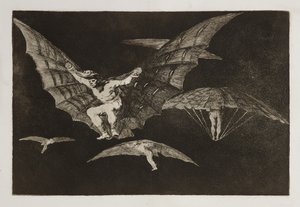Modo de volar (A way of flying) alkotó: Francisco Jose de Goya y Lucientes