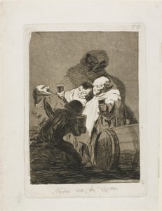 Senki sem látott minket, 79. lemez Los Caprichosból alkotó: Francisco Jose de Goya y Lucientes