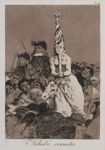 Semmit sem lehetett tenni ellene (Nohubo remedio) alkotó: Francisco de Goya