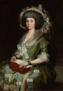Dona Manuela Camas, Cean Bermudez feleségének portréja - Francisco de Goya (1746-1828) festménye - 1795 - Olaj, vászon - 121x84,5 - Szepmuveszeti Múzeum, Budapest alkotó: Francisco de Goya