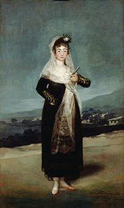 Santiago Márciusnőjének portréja alkotó: Francisco de Goya