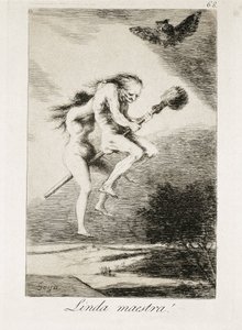 Szép Tanárnő. 1793-1799 (akvatinta) alkotó: Francisco Jose de Goya y Lucientes