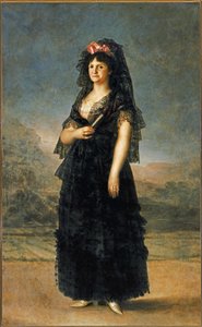 Maria Luisa királynő ... (festmény vászonra) alkotó: Francisco Jose de Goya y Lucientes
