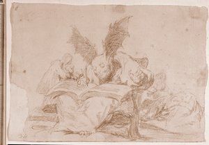A háború katasztrófái: A közjó ellen (előkészítő rajz alkotó: Francisco de Goya