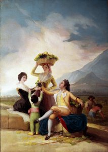 The Harvest (olaj, vászon alkotó: Francisco de Goya
