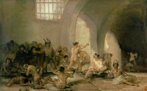Az őrültek háza alkotó: Francisco de Goya
