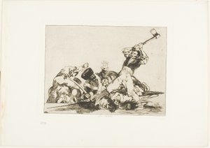 Ugyanaz, a The Disasters of War harmadik lemeze alkotó: Francisco Jose de Goya y Lucientes
