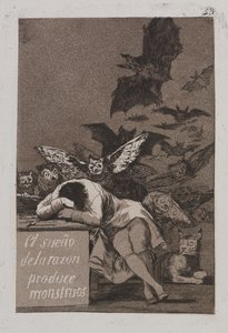A Sleep of Reason szörnyeket produkál alkotó: Francisco de Goya
