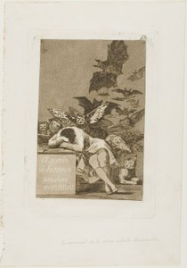A The Sleep of Reason szörnyeket produkál, 43-as lemez Los Caprichosból alkotó: Francisco Jose de Goya y Lucientes