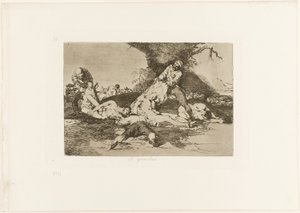 Használják őket, 16. lemez a The Disasters of War-ból alkotó: Francisco Jose de Goya y Lucientes
