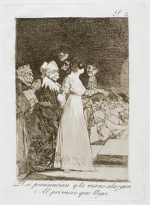 Igent mondanak, és kezet nyújtanak az elsőként érkezőnek, második lemez a Los Caprichosból alkotó: Francisco Jose de Goya y Lucientes