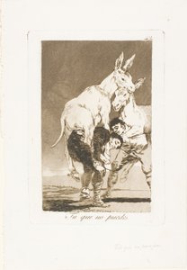 Te, aki nem tudsz, 42. lemez Los Caprichosból alkotó: Francisco Jose de Goya y Lucientes