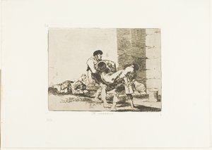 A temetőbe, a The Disasters of War 56-os táblája alkotó: Francisco Jose de Goya y Lucientes