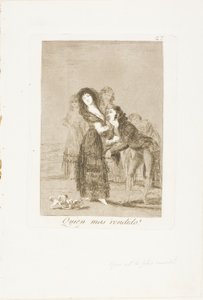 Melyikük a legyőzöttebb?, 27. lemez Los Caprichostól alkotó: Francisco Jose de Goya y Lucientes