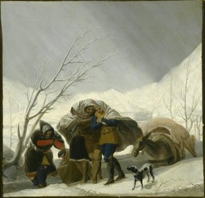 Téli jelenet, 1786 körül alkotó: Francisco de Goya