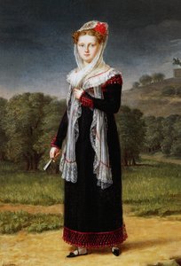 Marie Louise pármai hercegnő portréja (Bécs alkotó: Francisco Lacoma