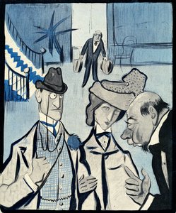 Egy angol pár bejelentkezik egy francia szállodába, 1903 alkotó: Francisco Sancha y Lengo