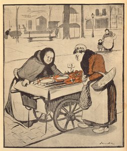 Ez nekem egy kicsit drágának tűnik, LAssiette au Beurre, 1902. március 8. (színes gravírozás)