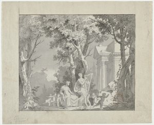 Klasszikus jelenet, 1775-1800. alkotó: Francisco Vieira