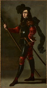 The Infante P. Bustos de Lara, kb. 1640-1645. alkotó: Francisco de Zurbaran