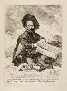 Törpéhez [El Primo] alkotó: Francisco de Goya