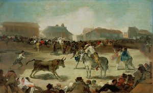 Falusi bikaviadal alkotó: Francisco de Goya