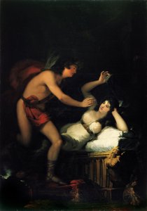 A szerelem allegóriája Ámor és psziché alkotó: Francisco de Goya