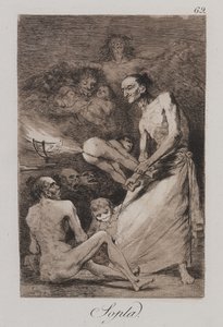 Fúj (Sopla) alkotó: Francisco de Goya