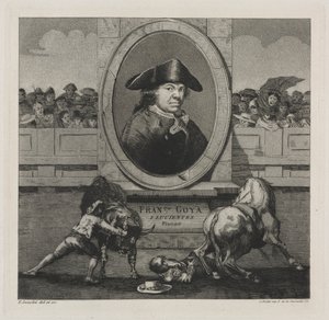 Bikaviadalok: Frontispiece alkotó: Francisco de Goya