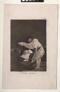 Caprichos: Rossz éjszaka alkotó: Francisco de Goya