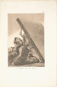 Caprichos: És mégsem mennek!. alkotó: Francisco de Goya