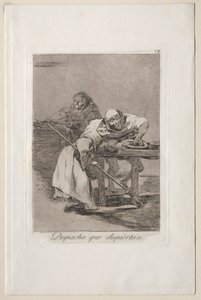 Caprichos: Légy gyors, felébrednek alkotó: Francisco de Goya