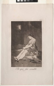 Caprichos: Mert érzékeny volt. alkotó: Francisco de Goya