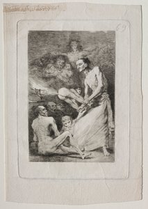 Caprichos: Fújj alkotó: Francisco de Goya