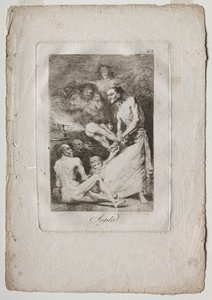 Caprichos: Fújj alkotó: Francisco de Goya